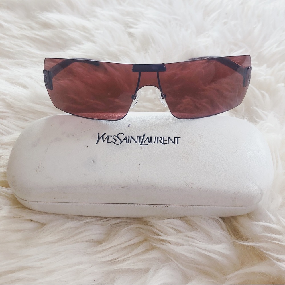 SOLD- AUTH.Brown Yves Saint Laurent sunglasses.
